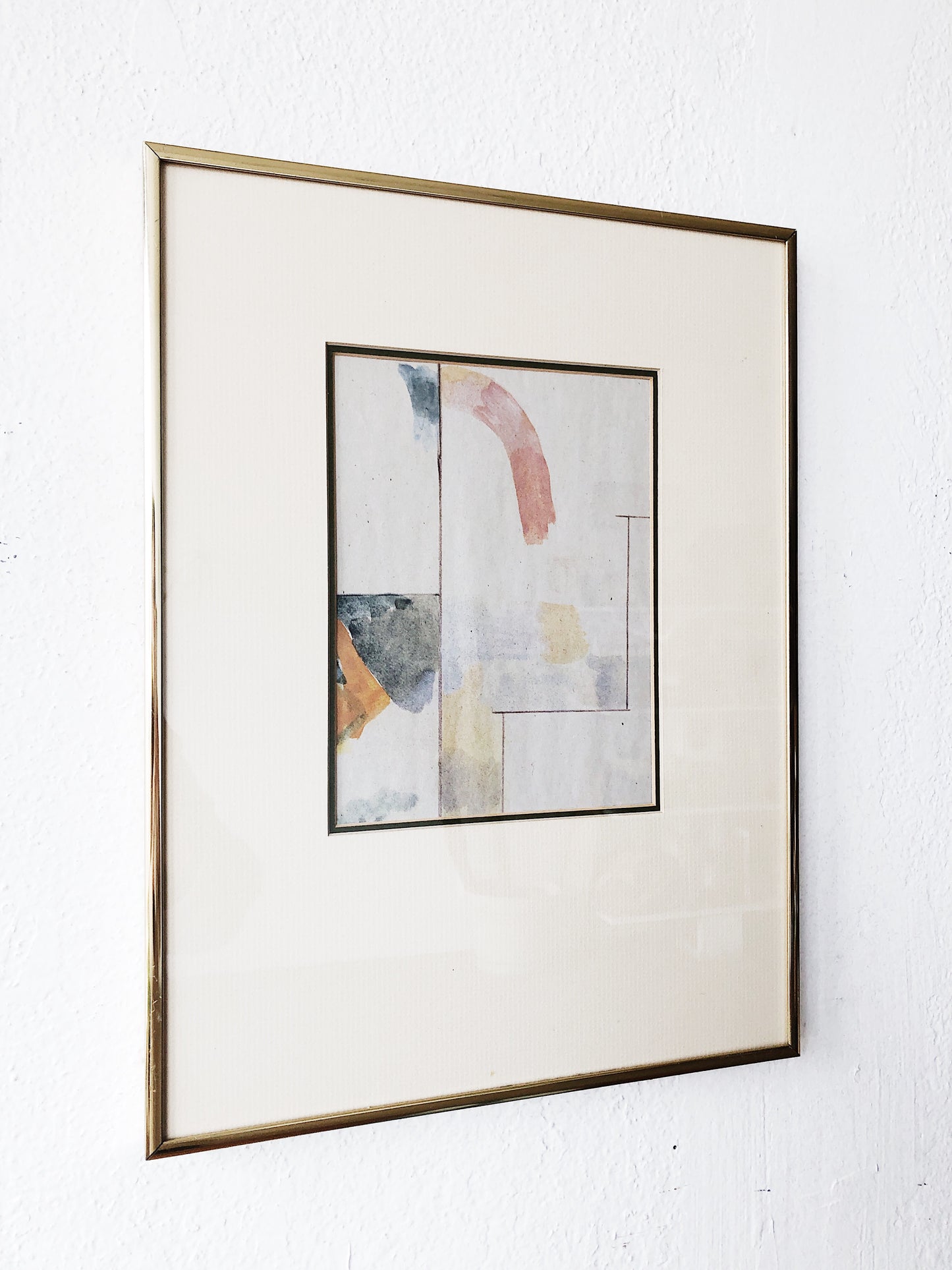 Framed Abstract Art by Aidan Koch