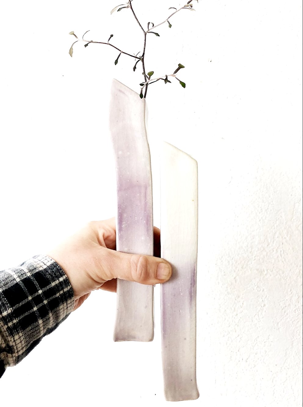 Handmade Ceramic Wall Vase