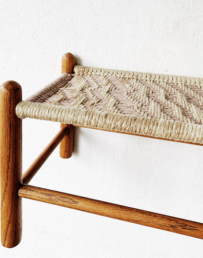 Vintage Woven Stool