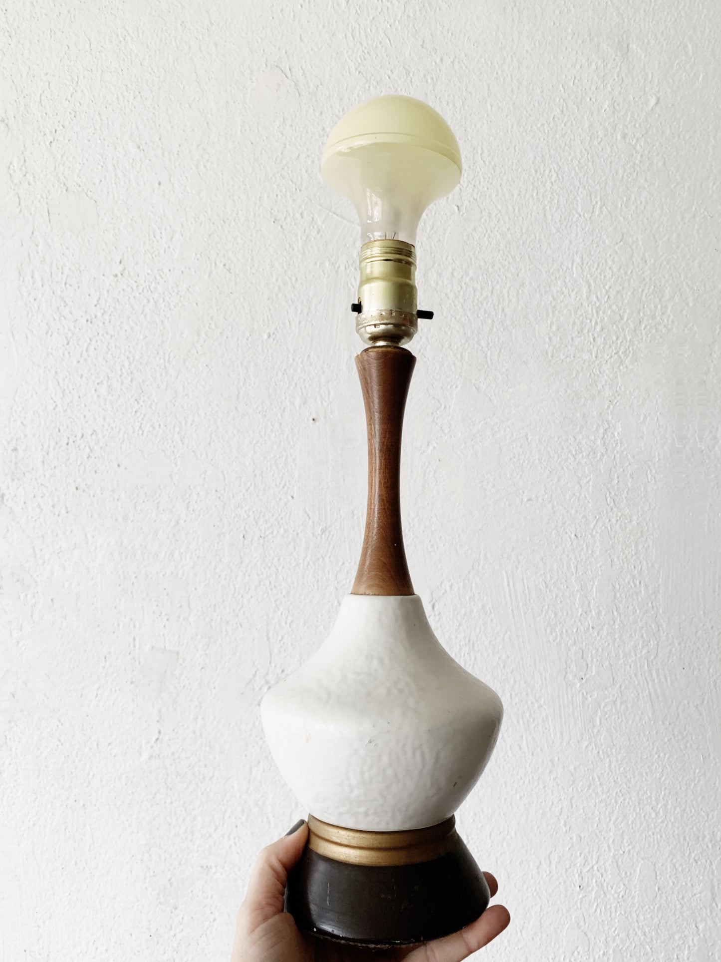 Mid Century Pottery Lamp