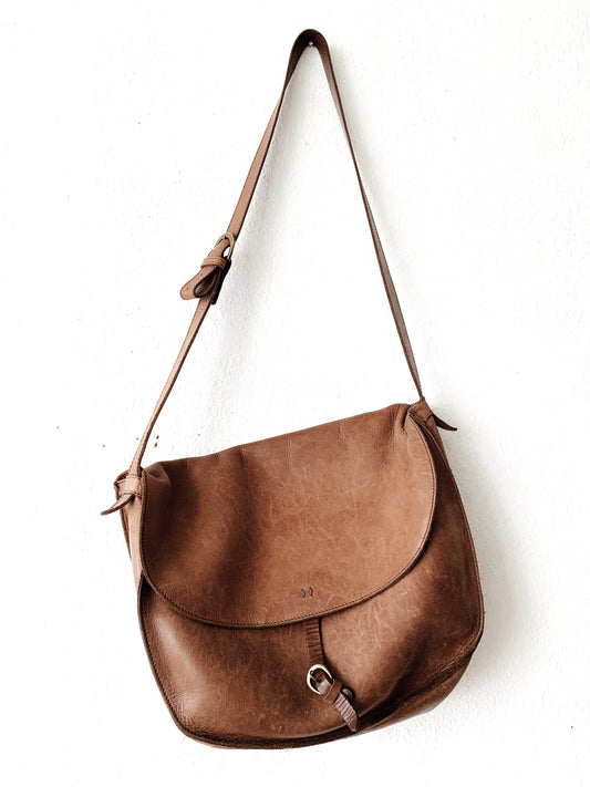 Vintage J Crew Leather Satchel