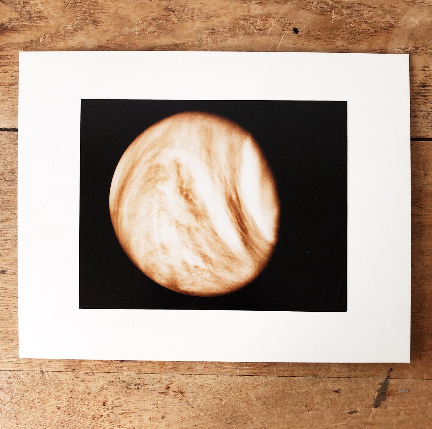 Original Vintage Planetary Film Photograph