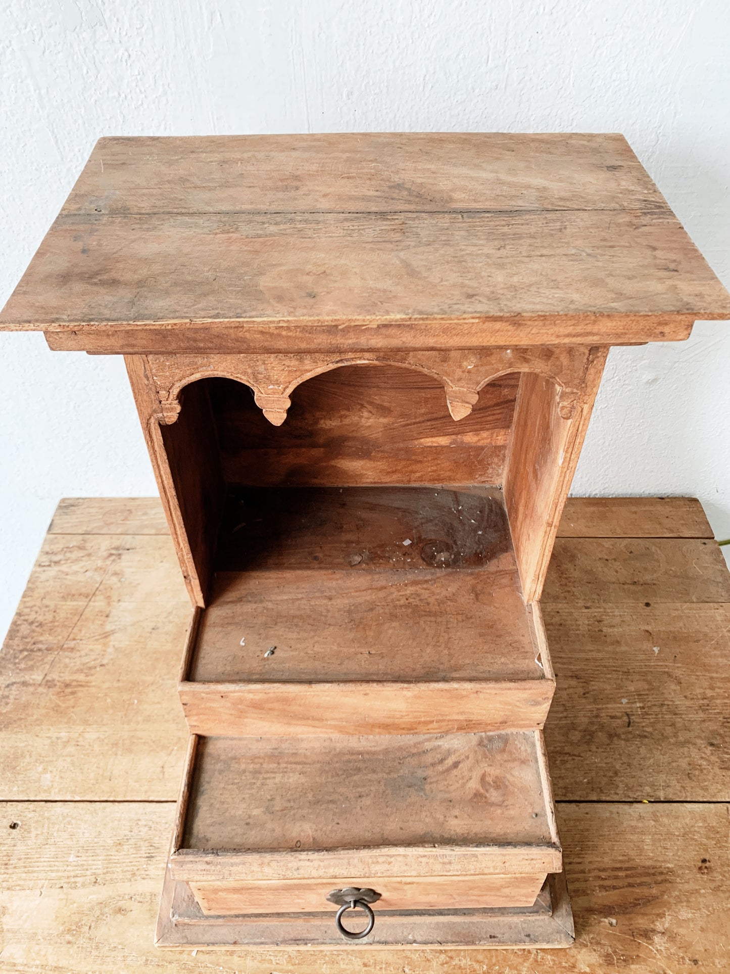 Large Antique Wood Altar