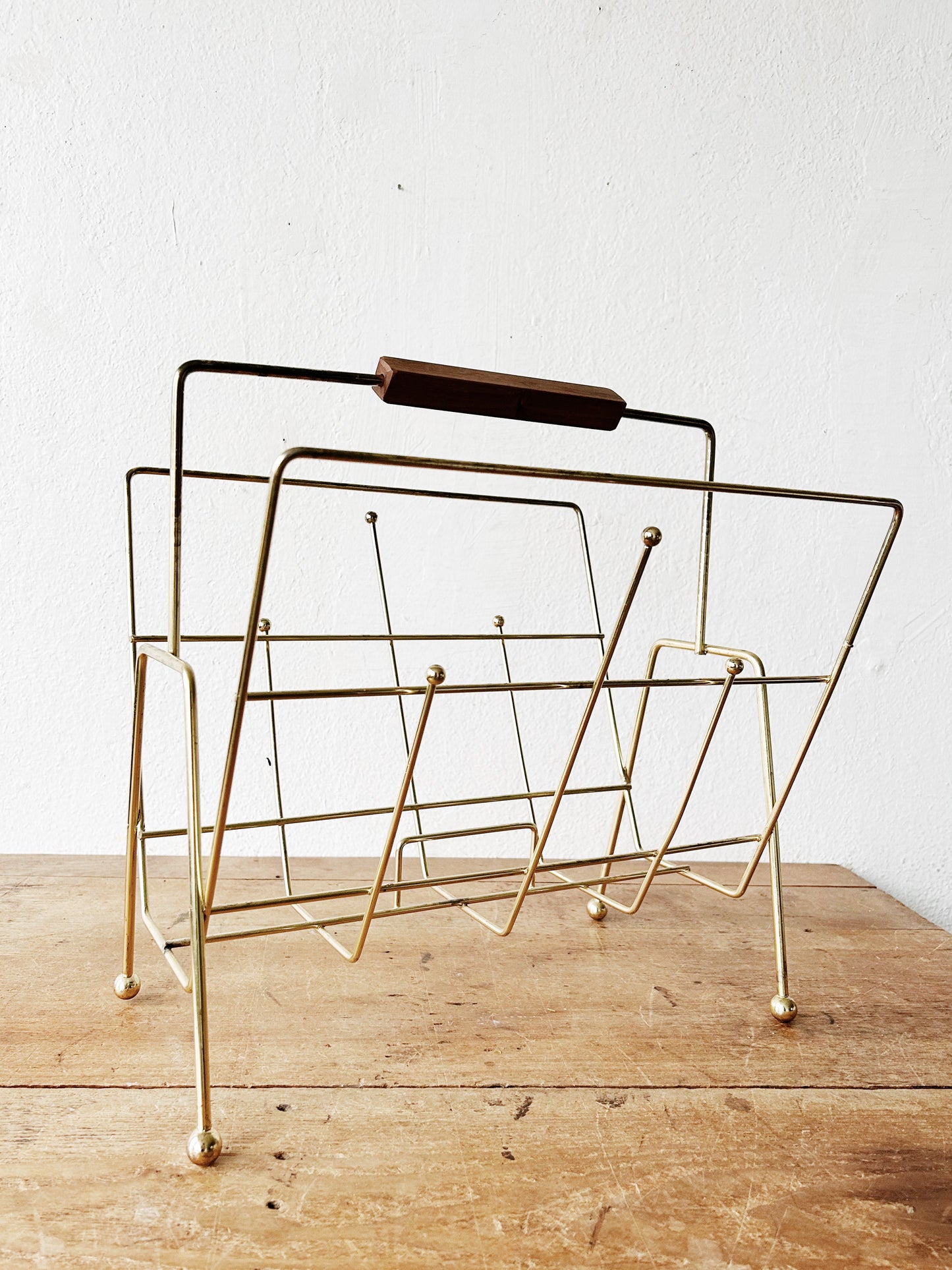 Mid Century Magazine/Album Rack
