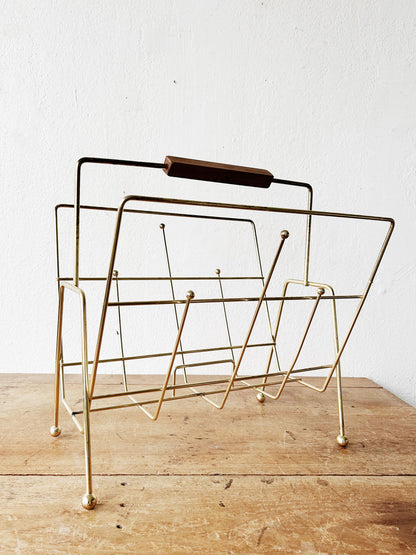 Mid Century Magazine/Album Rack