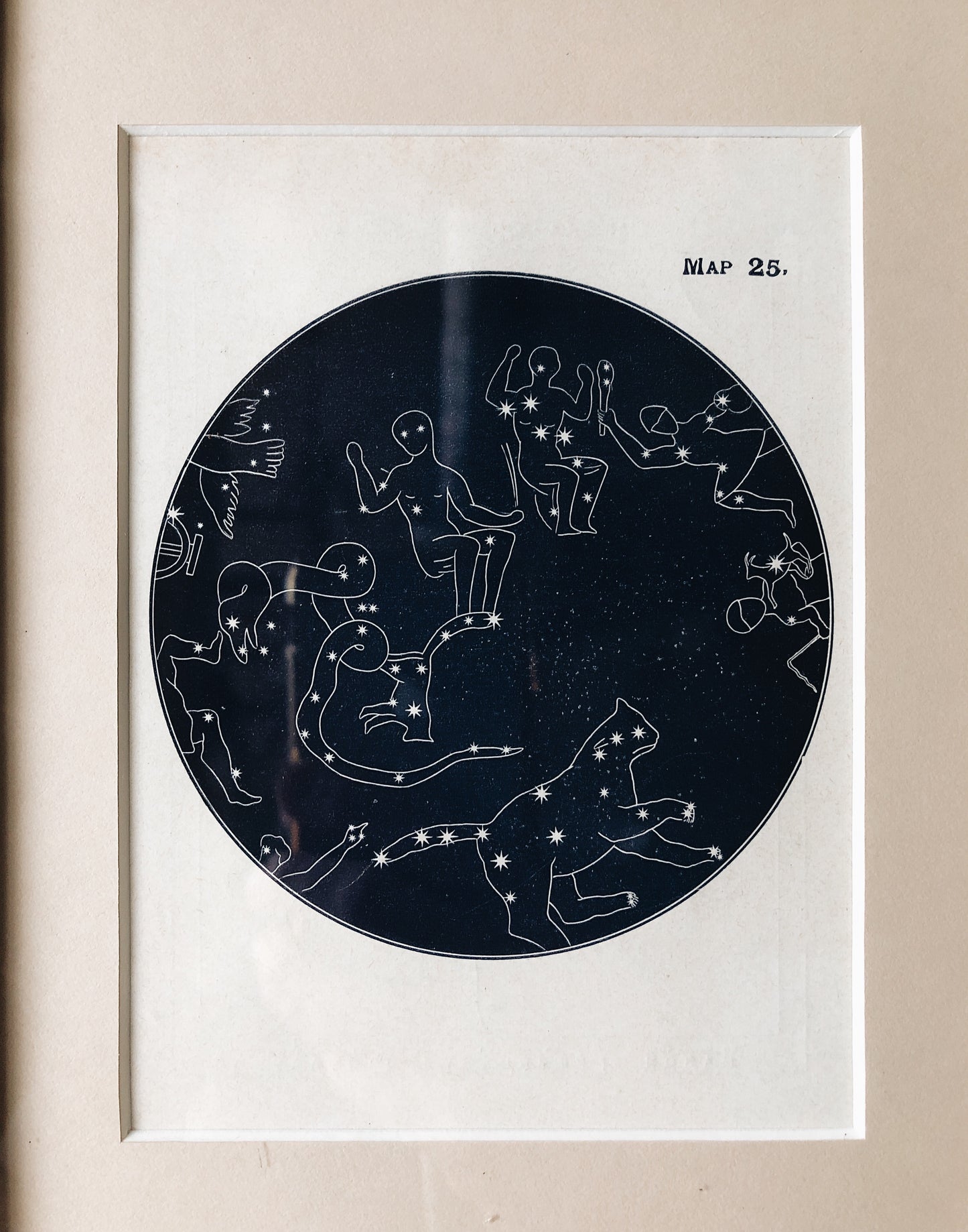Antique Zodiac Constellations Plate