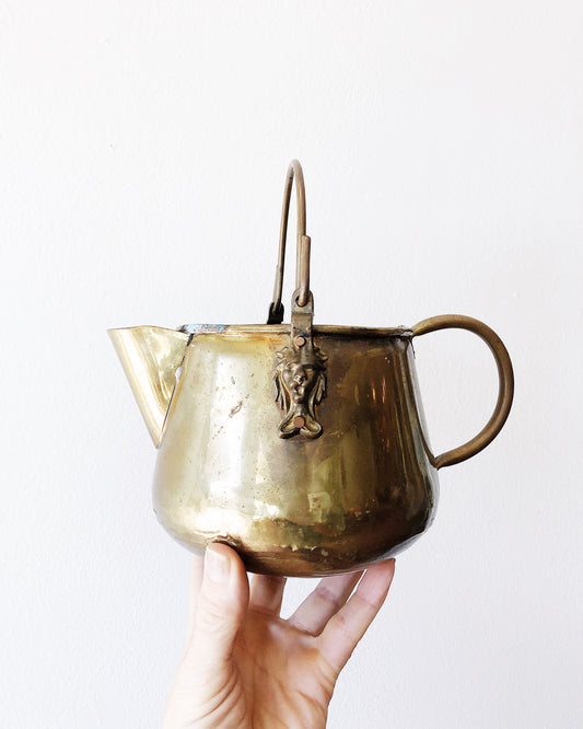 Vintage Brass Watering Pitcher