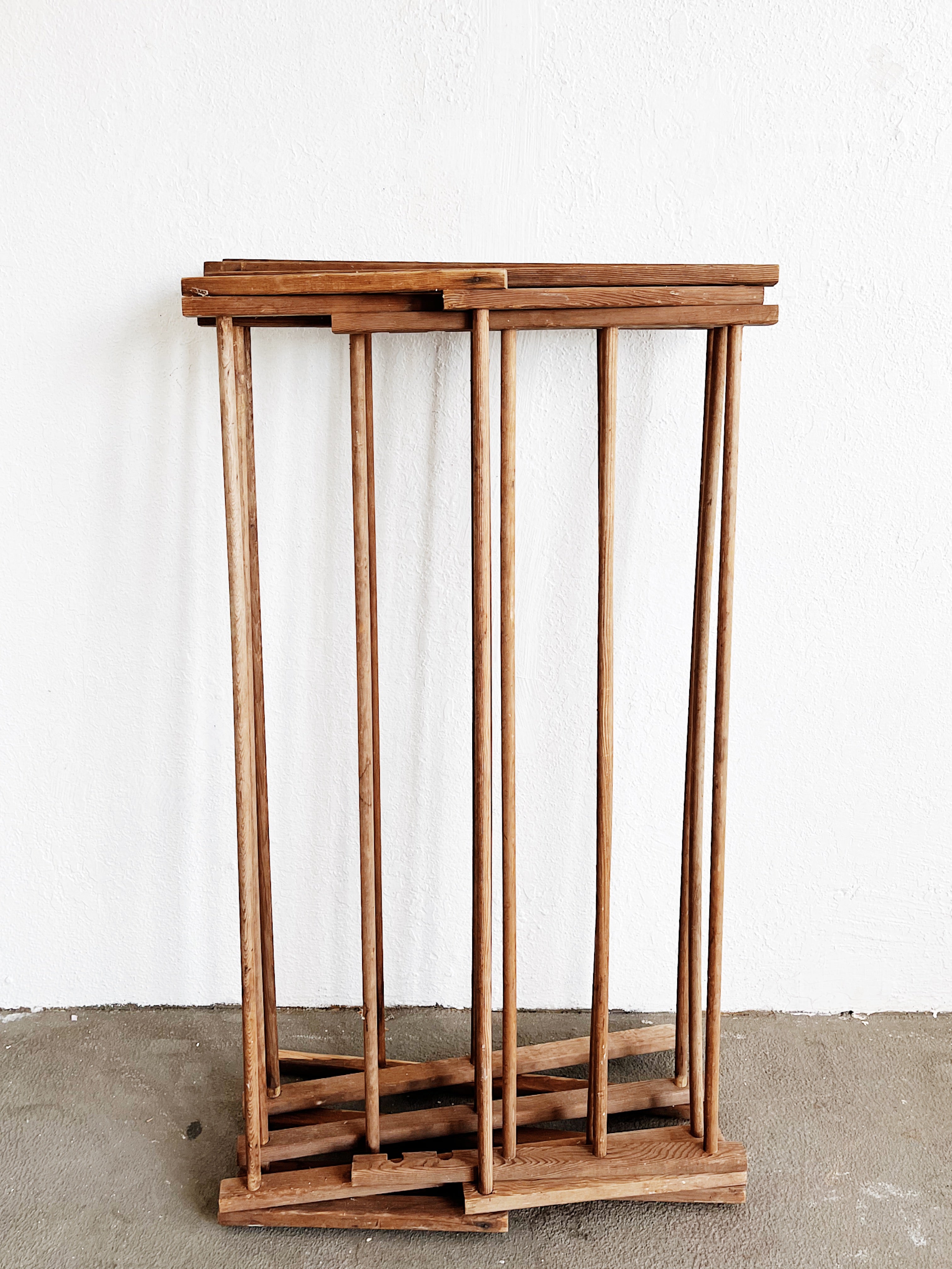 Large Antique Collapsible Drying Rack