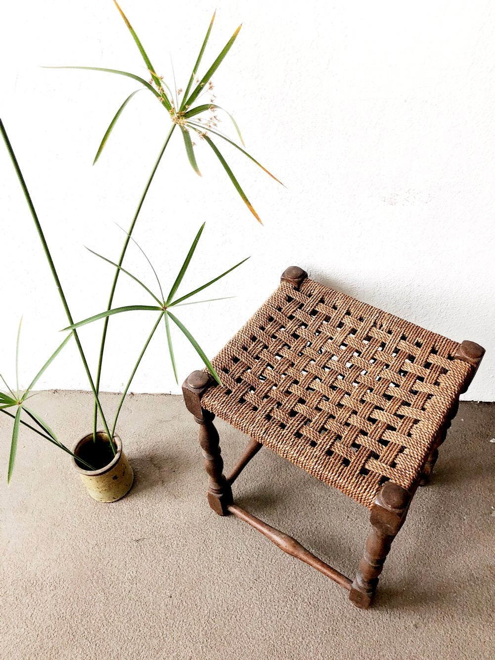 Antique Rope Stool
