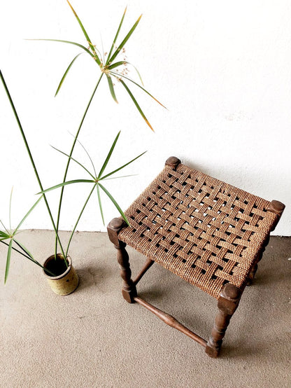 Antique Rope Stool