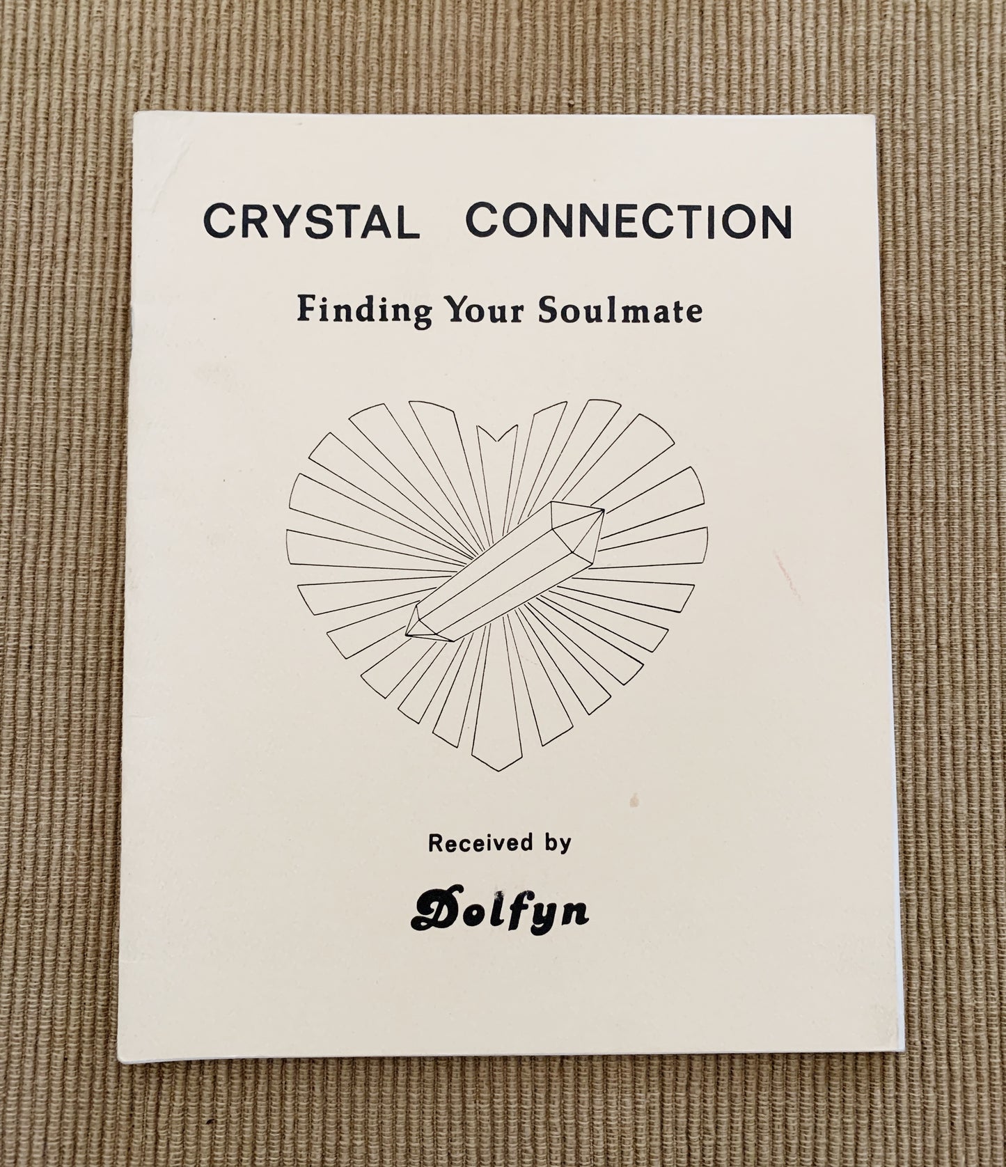 Vintage 1986 Crystal Booklet by Dolfyn
