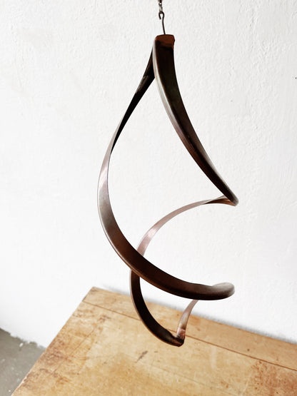 Vintage Copper Infinity Sculpture