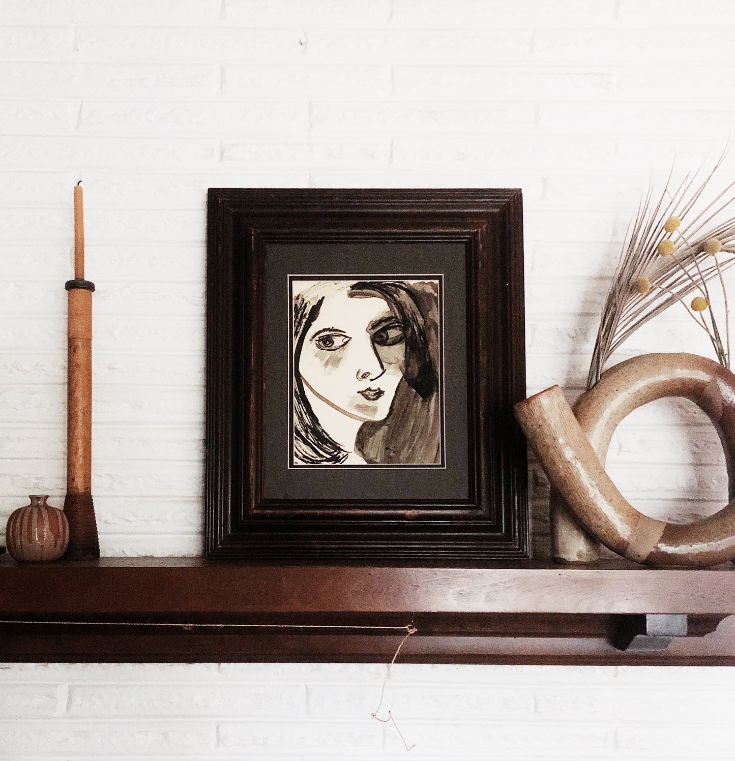 Vintage Mid Century Original Portrait
