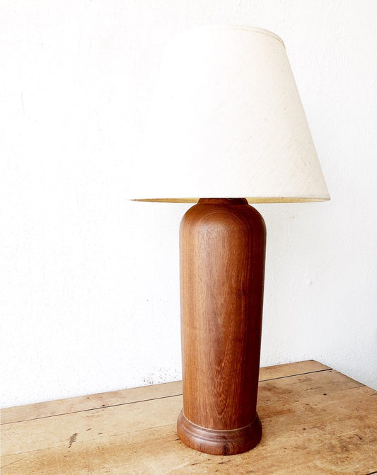 Stunning Hand Turned Walnut Lamp