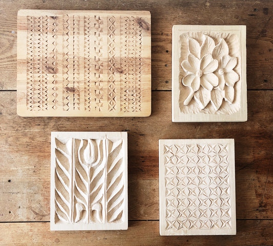 Vintage Carved Woodblock