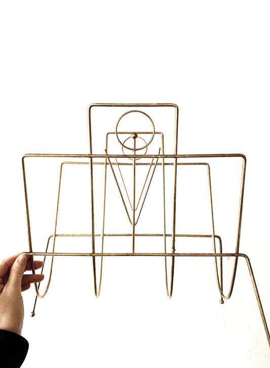 Mid Century Metal Rack