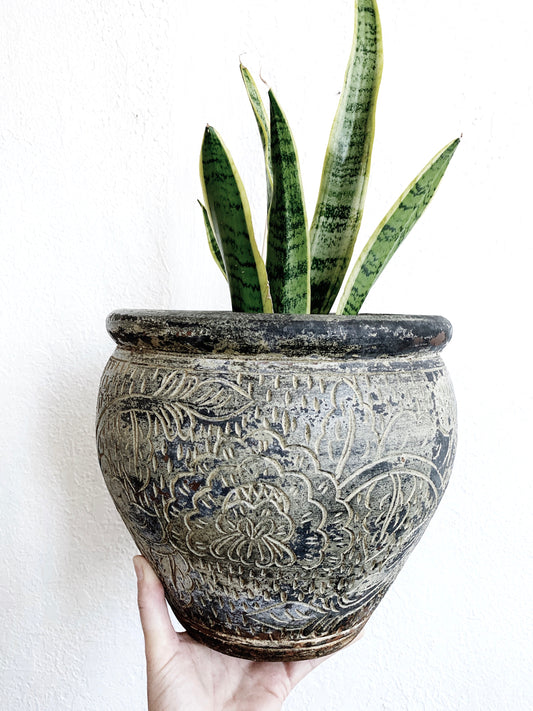 Vintage Terra Cotta Plant Pot
