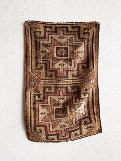 Vintage Turkish Mini Rug