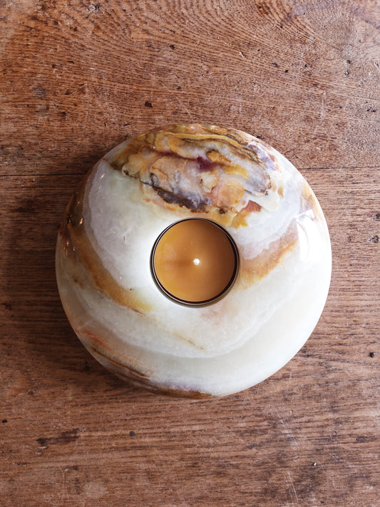 Agate Votive Holder