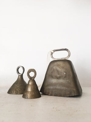 Collection of Vintage Brass Bells