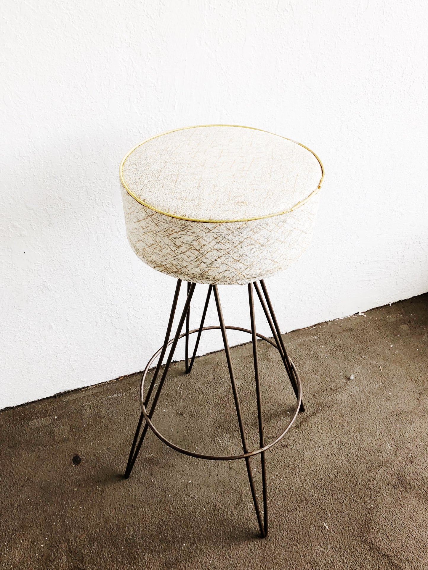 Mid Century Swivel Stool