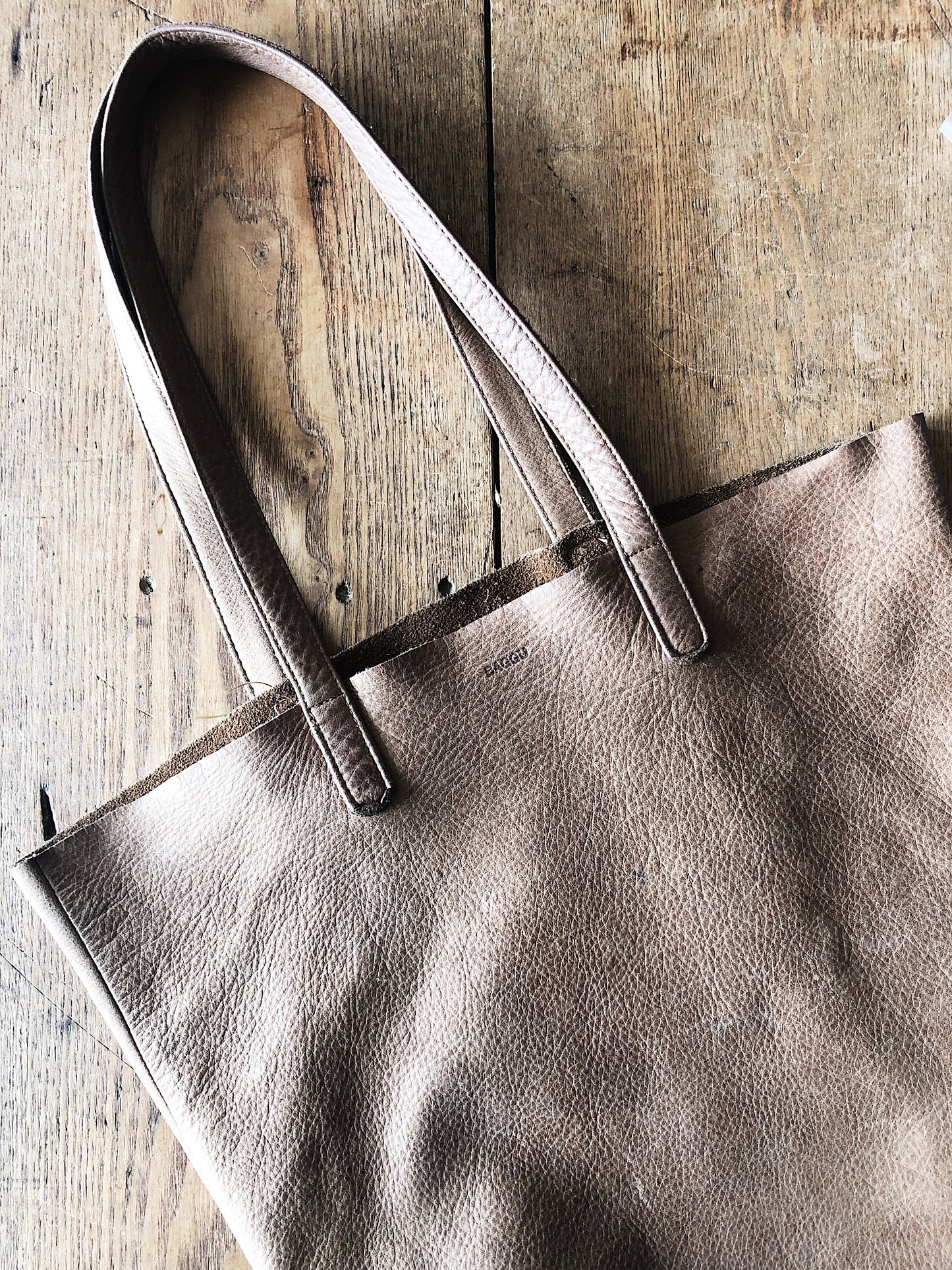 Baggu Soft Everyday Leather Tote