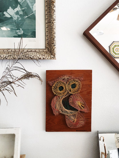 Vintage Owl String Art