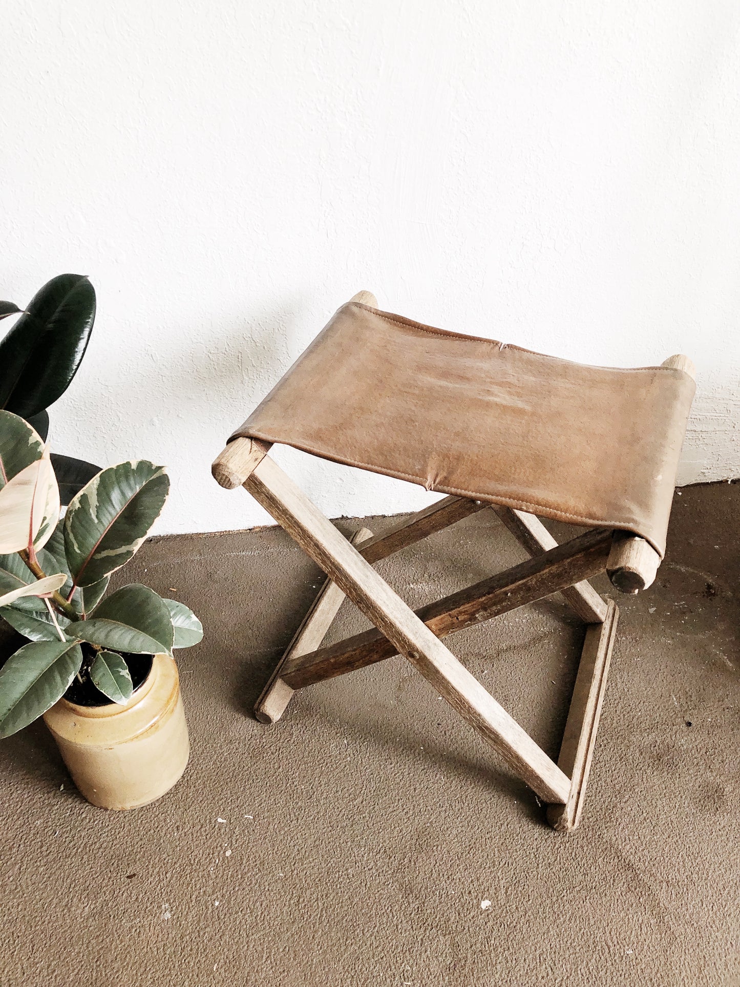 Vintage Folding Camp Stool