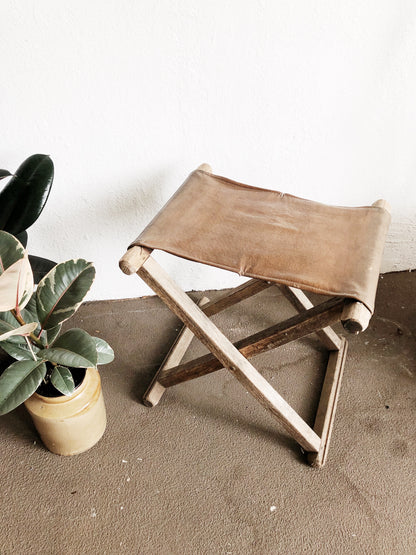 Vintage Folding Camp Stool