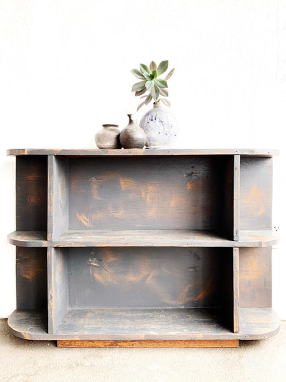 Mid Century Arched Wood Shelf
