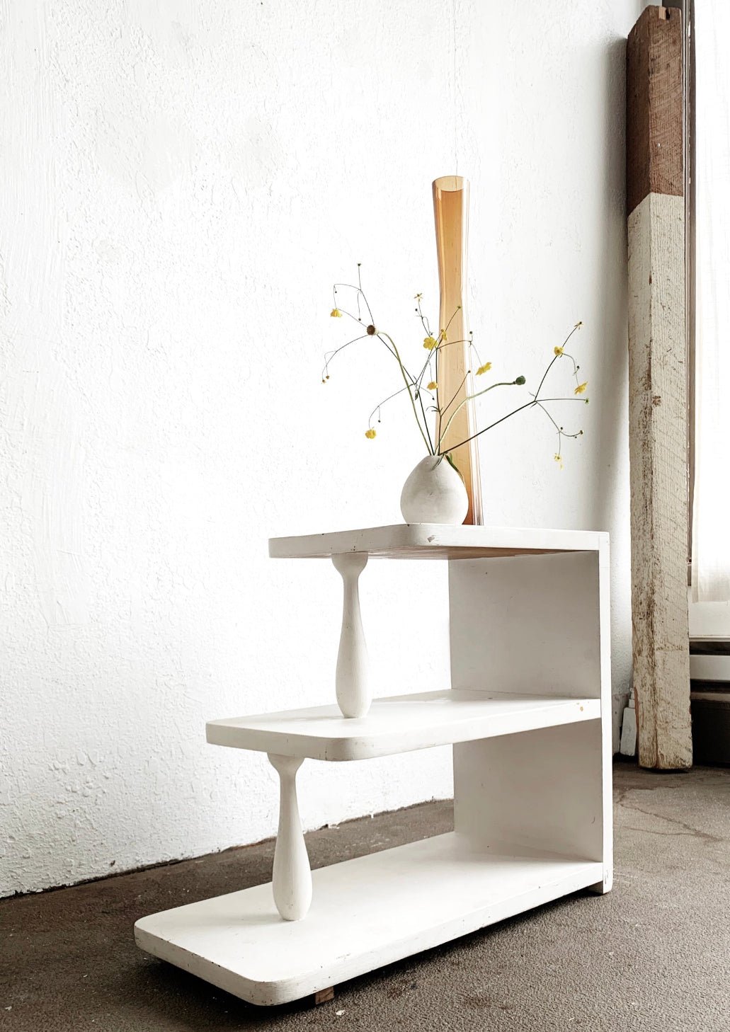 Vintage Tiered Wood Shelf