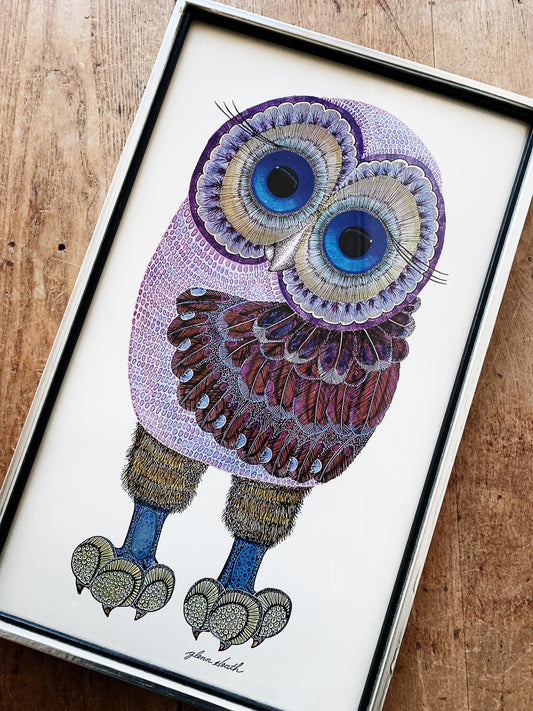 Vintage 1970’s Glenn Heath Framed Litho