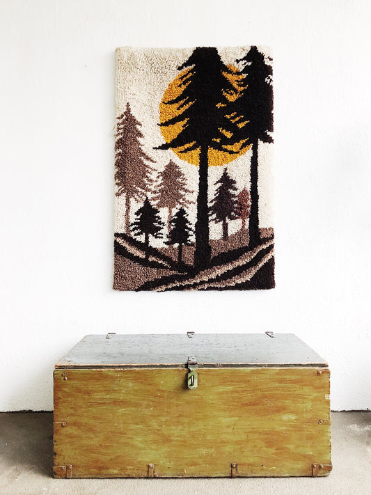 Vintage Wooden Trunk