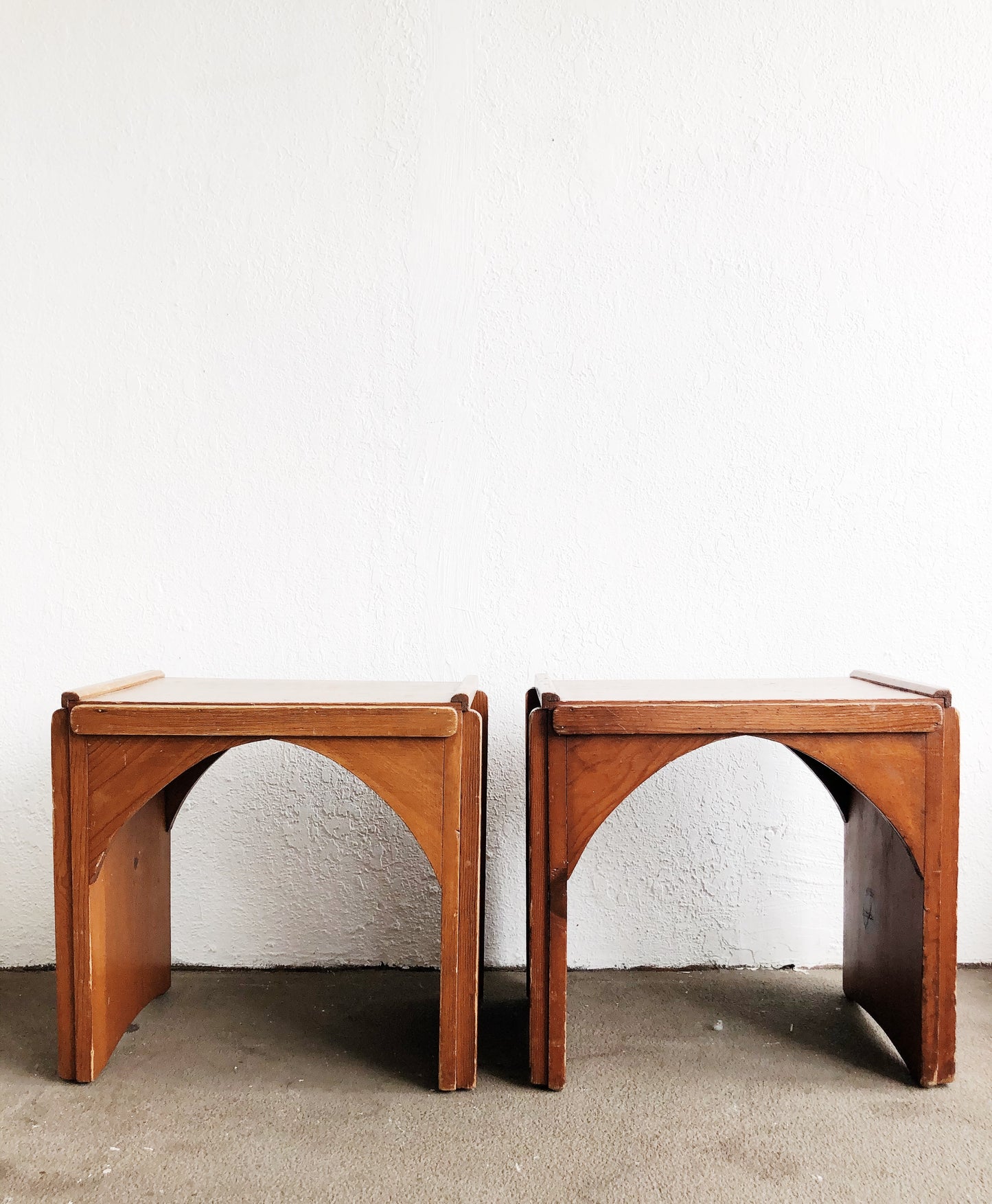 Handmade Arched Stool or Table