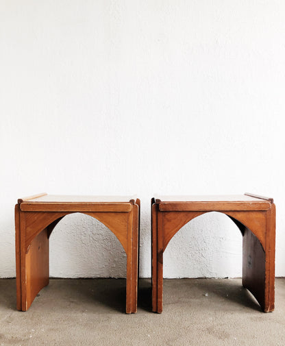 Handmade Arched Stool or Table