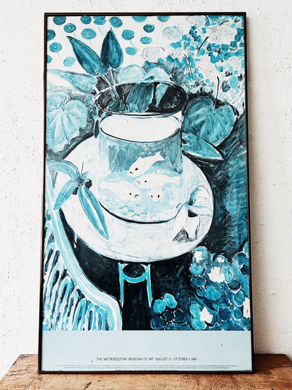 Vintage 1980’s Framed Gallery Poster