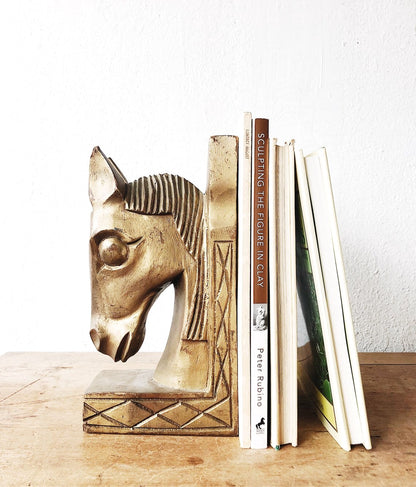 Vintage Deco Era Golden Horse