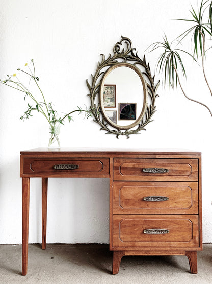 Mid Century Wood Desk