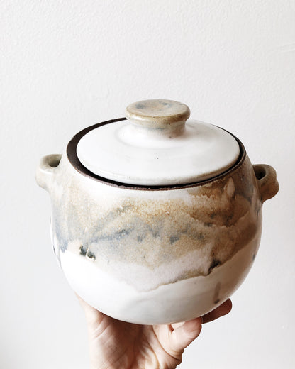 Vintage Ceramic Lidded Vessel