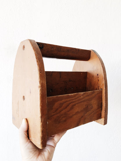 Vintage Wood Caddy