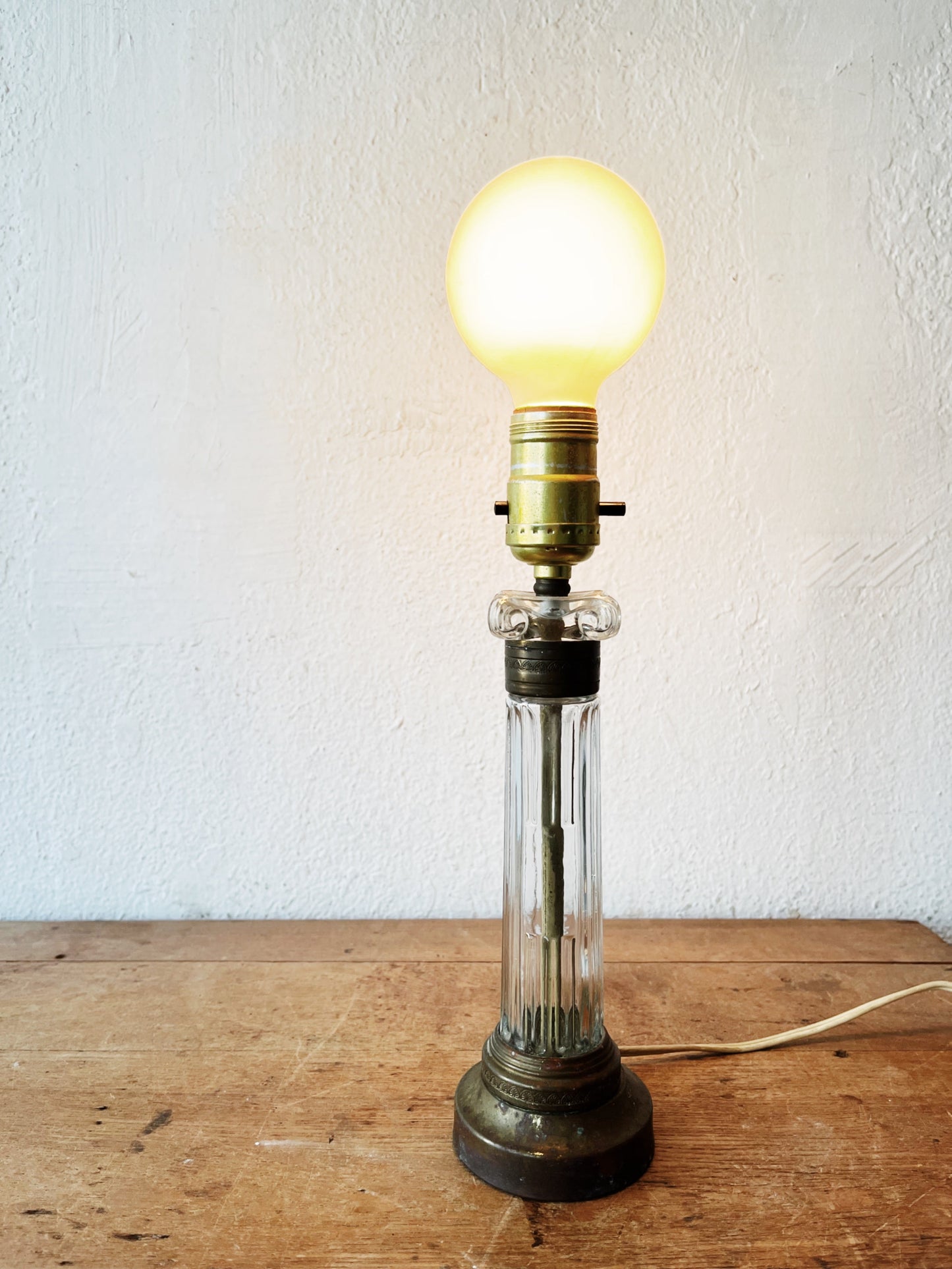Antique Glass Lamp