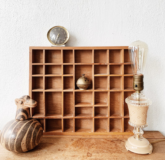 Vintage Wood Curio / Display