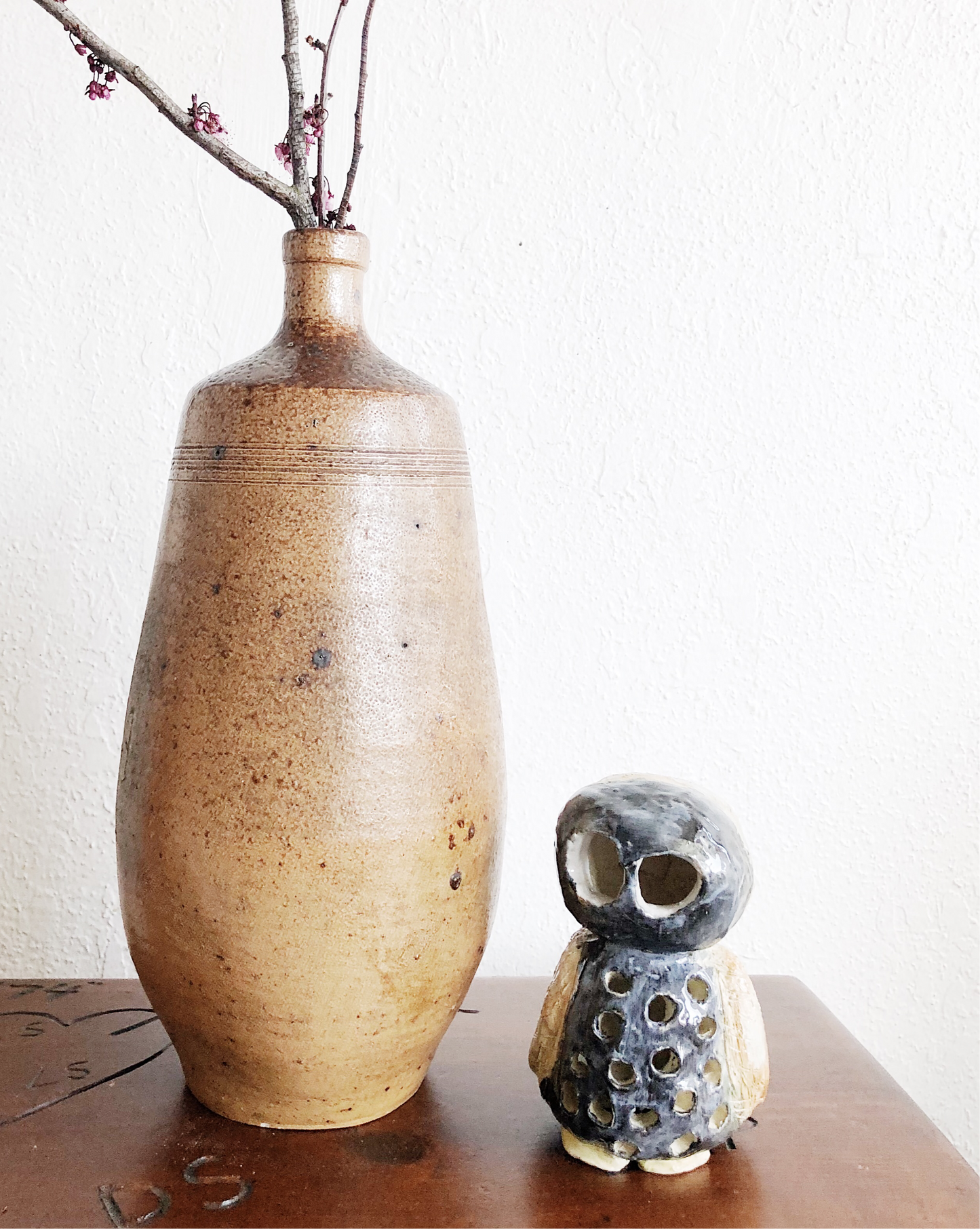 Vintage Owl Luminary