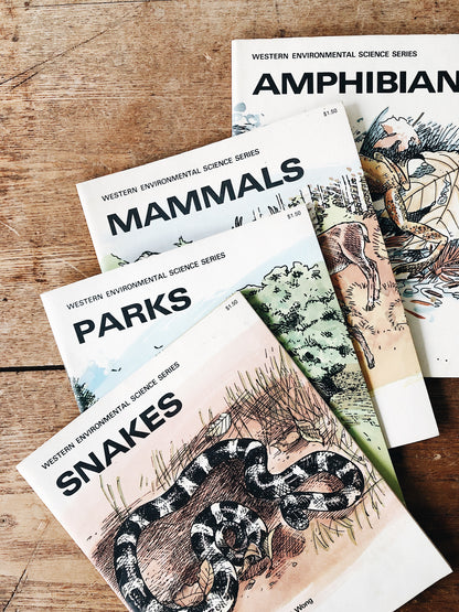 Vintage 1970s Natural History Book Set