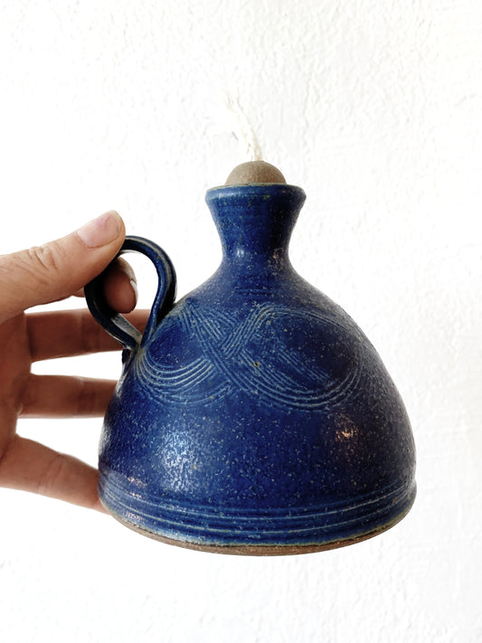 Handmade Pottery Oil Lamp