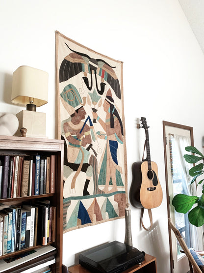 Large Antique Egyptian Tapestry