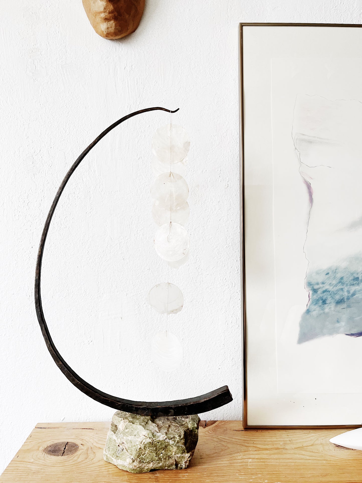 Brutalist Iron Sculpture