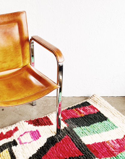 Large Vintage Moroccan Wool Rug