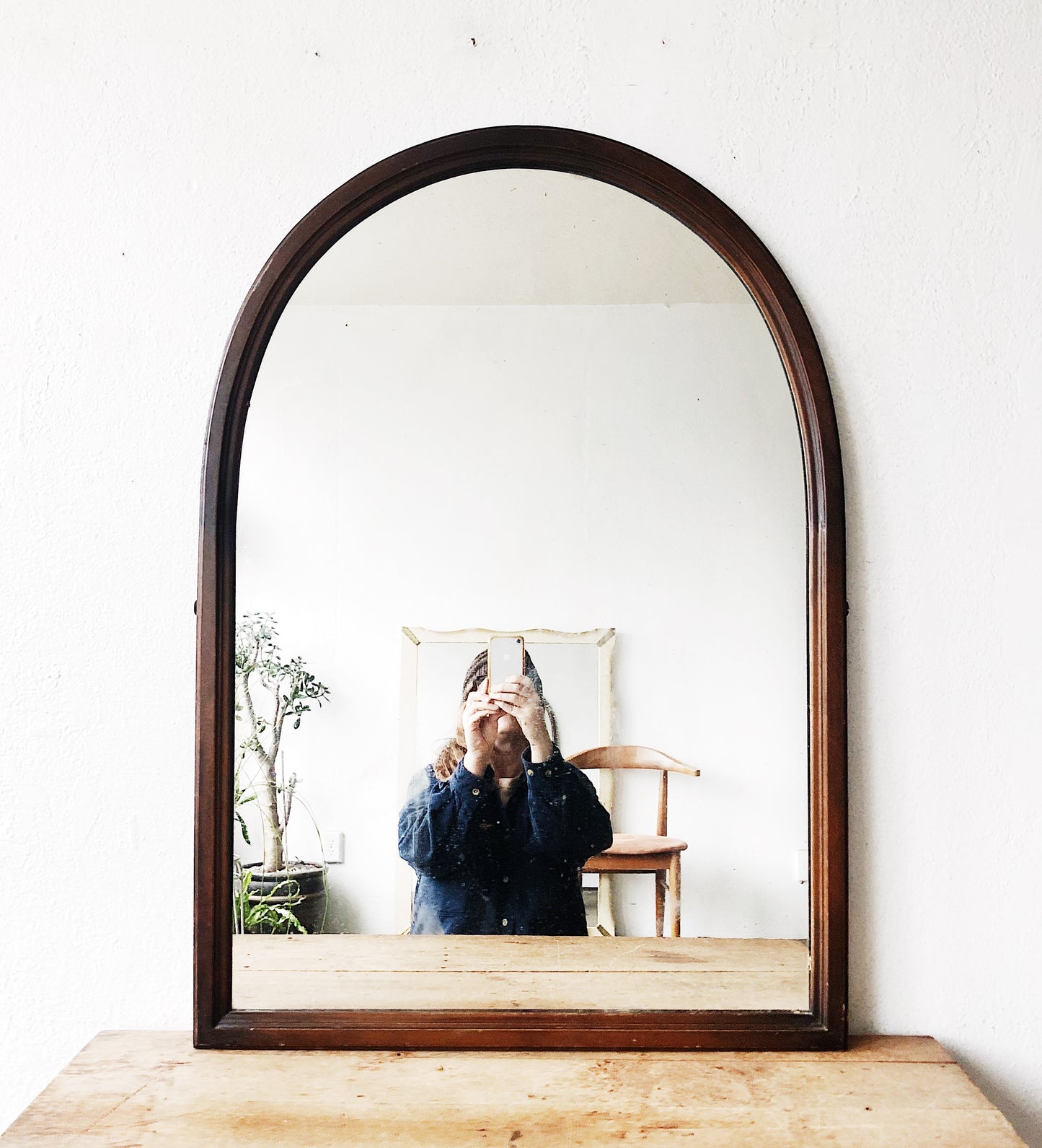 Antique Arched Mirror