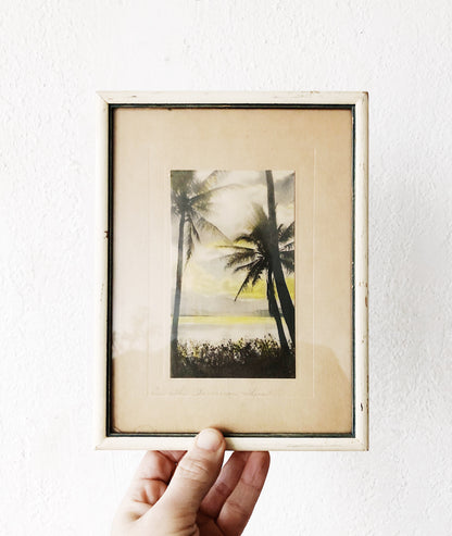 Vintage Hand Tinted Photo